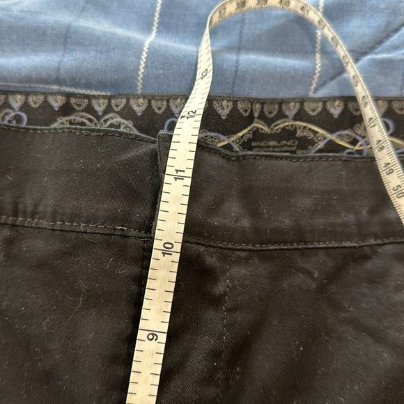 Bandolino comfort stretch waistband Maureen cotton capri black pants size 18 - Picture 11 of 11